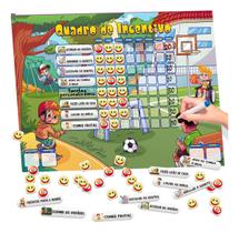 Quadro De Rotina Infantil / Quadro De Tarefas - Incentivo L Quadro De Rotina Infantil / Quadro De Tarefas - Incentivo L