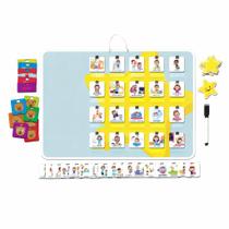 Quadro de Rotina Infantil Tarefas Criança Educativo Organização Aprendizado Incentivo Hábitos Diários Kizumba