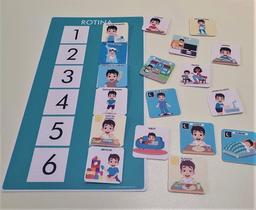 Quadro de Rotina para Organização Infantil - Voz em Papel