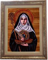 Quadro De Santa Hildegarda De Bingen, Mod.03 53x43cm Angelus