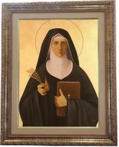 Quadro De Santa Hildegarda De Bingen, Mod.04 53x43cm Angelus