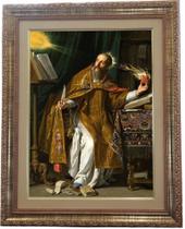 Quadro de Santo Agostinho, Modelo 02, Tam. 53x43cm. Angelus