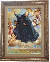 Quadro De São Camilo de Lellis, Mod.01, Tam.53x43cm. Angelus Quadro De São Camilo de Lellis, Mod.01, Tam.53x43cm. Angelus