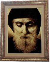 Quadro de São Charbel Makhlouf, mod.03, Tam.53x43cm. Angelus