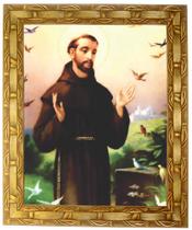 Quadro de São Francisco de Assis, Mod. 01, 30x25cm. Angelus