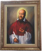 Quadro De São Francisco De Sales, Mod. 01, 53x43cm. Angelus Quadro De São Francisco De Sales, Mod. 01, 53x43cm. Angelus