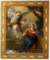 Quadro De São Gabriel, A Anunciação, Mod.01 30x25cm. Angelus