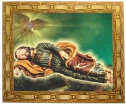 Quadro De São José, dormindo, Mod. 01, Tam. 30x25cm. Angelus
