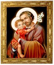 Quadro De São José, Mod. 01, Tam. 30x25cm. Angelus