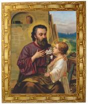 Quadro De São José, Mod. 10, Tam. 30x25cm. Angelus