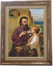 Quadro De São José, Mod. 10, Tam. 53x43cm. Angelus