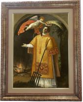 Quadro de São Lourenço, Mod. 03, Tam. 53x43cm. Angelus