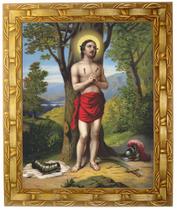 Quadro de São Manoel, Mod. 01, Med. 30x25cm. Angelus Quadro de São Manoel, Mod. 01, Med. 30x25cm. Angelus