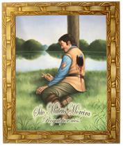 Quadro De São Mateus Moreira, Mod. 01, Tam. 30x25cm. Angelus