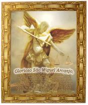 Quadro De São Miguel Arcanjo, Mod.06, Med. 30 X 25cm Angelus Quadro De São Miguel Arcanjo, Mod.06, Med. 30 X 25cm Angelus