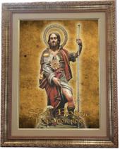 Quadro de São Roque, Mod. 01, Tam. 53x43cm. Angelus Quadro de São Roque, Mod. 01, Tam. 53x43cm. Angelus
