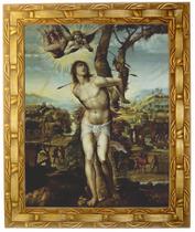 Quadro De São Sebastião, Mod. 02, Tam.30x25cm. Angelus Quadro De São Sebastião, Mod. 02, Tam.30x25cm. Angelus