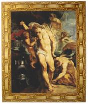 Quadro De São Sebastião, Mod. 04, Tam.30x25cm. Angelus