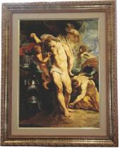 Quadro de São Sebastião, Mod. 04, Tam. 53x43cm. Angelus Quadro de São Sebastião, Mod. 04, Tam. 53x43cm. Angelus
