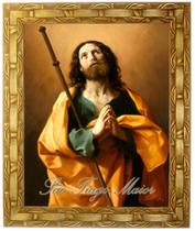 Quadro de São Tiago Apóstolo, Mod. 01, Tam. 30x25cm. Angelus Quadro de São Tiago Apóstolo, Mod. 01, Tam. 30x25cm. Angelus