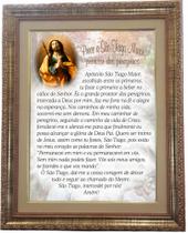 Quadro De São Tiago Maior, Oração, Mod.01, 53x43cm. Angelus