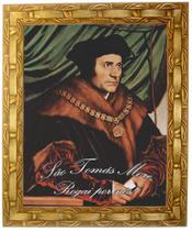 Quadro De São Tomas More, Mod. 01, Tam. 30x25cm. Angelus