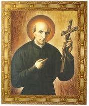 Quadro de São Vicente Pallotti, Mod.01, Tam.30x25cm. Angelus