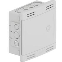 Quadro De Sistema VDI Embutir Parede PVC Branco Para Cabos E Fios Telefone TVs E Rede 20x20cm Tigre