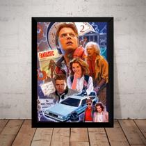 Quadro De Volta Para O Futuro Arte Poster Moldurado