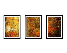 Quadro decor 30x66 canvas formas abstratas mod 102