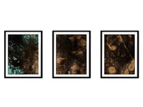 Quadro decor 30x66 canvas formas abstratas mod 147