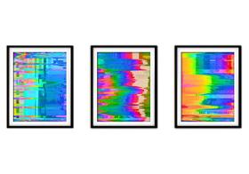 Quadro decor 30x66 canvas formas abstratas mod 237