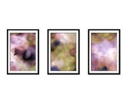 Quadro decor 30x66 canvas formas abstratas mod 91