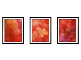 Quadro decor 45x96 canvas formas abstratas mod 125