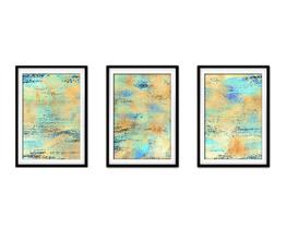 Quadro decor 45x96 canvas formas abstratas mod 93