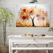 Quadro decor folhas 3D