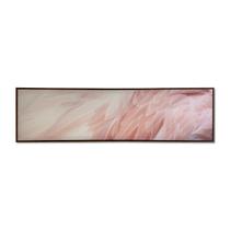 Quadro Decor Plumagem rosa