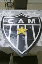 Quadro decoração Atlético-MG 55cm em MDF alto relevo