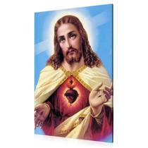 Quadro Decoração Canvas Premium Sagrado Coração de Jesus