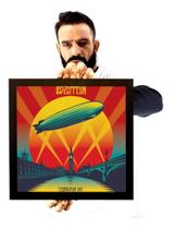 Quadro Decoração Capa Disco Lp Celebration Day Led Zeppelin Quadro Decoração Capa Disco Lp Celebration Day Led Zeppelin