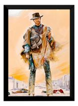 Quadro Decoração Clint Eastwood Faroeste Arte Poster Moldura