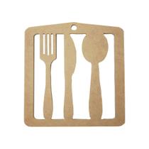 Quadro Decoração de Talher 16x17 6mm Mdf Madeira Quadro Decoração de Talher 16x17 6mm Mdf Madeira