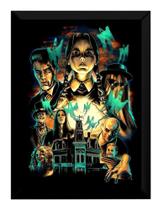 Quadro Decoração Família Addams Arte Filme Poster Moldurado