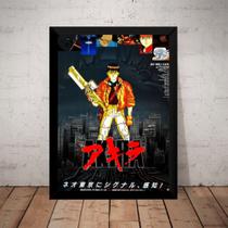 Quadro Decoração Filme Akira Anime Manga Poster Moldurado