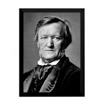 Quadro Decoração Grandes Compositores Richard Wagner 42x29cm