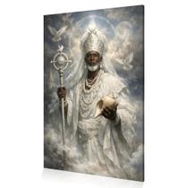 Quadro Decoração Orixá Fé Criação Oxalá Umbanda Canvas 60x40 Quadro Decoração Orixá Fé Criação Oxalá Umbanda Canvas 60x40