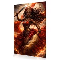 Quadro Decoração Orixá Iansã Umbanda Candomblé Canvas 60x40