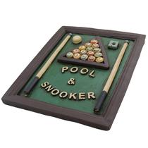 Quadro Decoração Pool e Snooker Prod. Artes. Bras. BR101