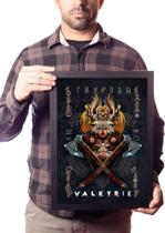 Quadro Decorative Mitologia Nórdica Arte Valkyrie Machados - Fanarte Quadro Decorative Mitologia Nórdica Arte Valkyrie Machados - Fanarte