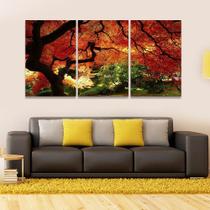 Quadro Decorativo 120x60 Arvore Laranja Parede Sala